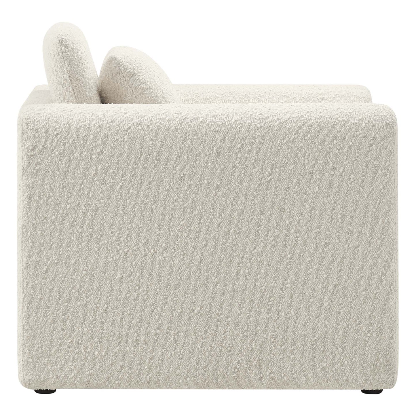 Waverly Boucle Upholstered Armchair by Furniture For America