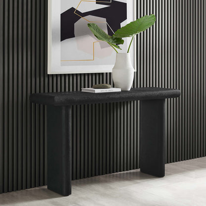 Relic Concrete Textured Console Table by Furniture For America