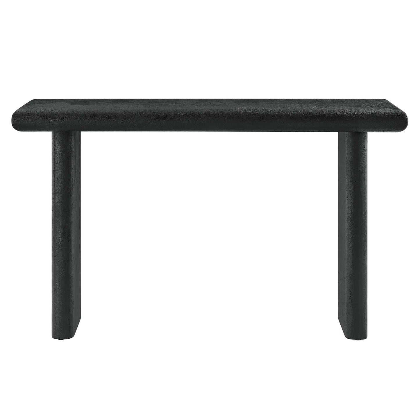 Relic Concrete Textured Console Table by Furniture For America