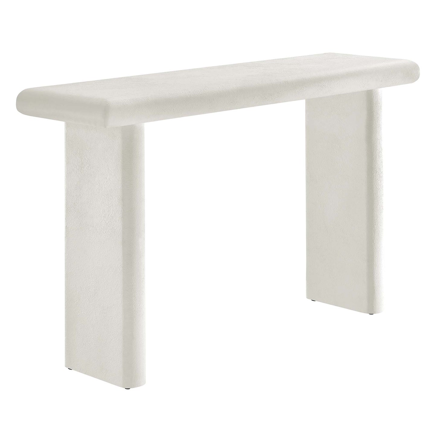 Relic Concrete Textured Console Table by Furniture For America