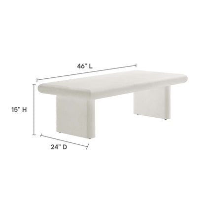 Relic Concrete Textured Coffee Table by Furniture For America