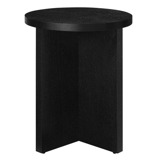 Silas Round Wood Side Table by Furniture For America