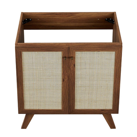Soma 30" Bathroom Vanity Cabinet (Sink Basin Not Included) in Walnut