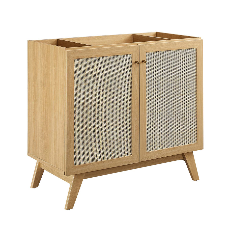 Wren 36" Bathroom Vanity Cabinet (Sink Basin Not Included) in Oak
