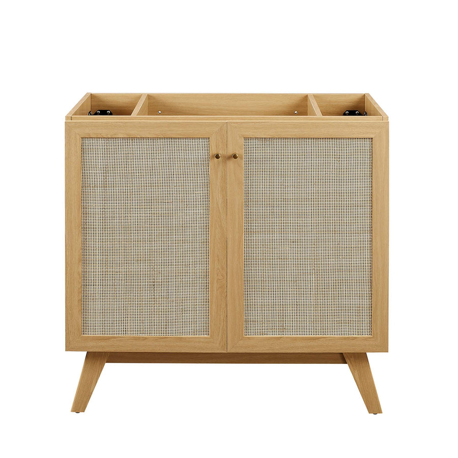 Wren 36" Bathroom Vanity Cabinet (Sink Basin Not Included) in Oak