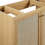 Wren 36" Bathroom Vanity Cabinet (Sink Basin Not Included) in Oak