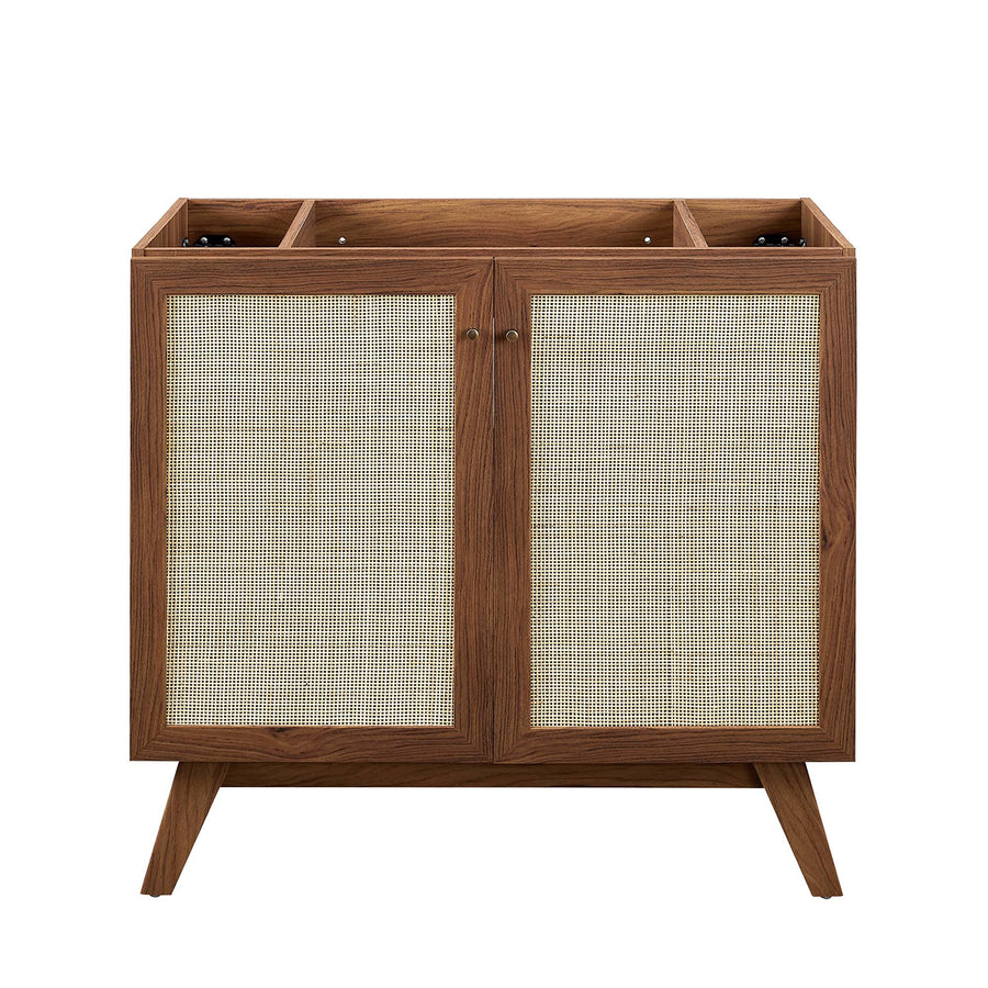 Wren 36" Bathroom Vanity Cabinet (Sink Basin Not Included) in Walnut