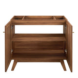 Wren 36" Bathroom Vanity Cabinet (Sink Basin Not Included) in Walnut