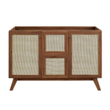 Wren 48" Single or Double Sink Compatible Bathroom Vanity Cabinet (Sink Basin Not Included) in Walnut