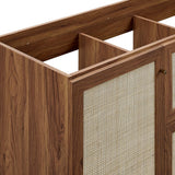 Wren 48" Single or Double Sink Compatible Bathroom Vanity Cabinet (Sink Basin Not Included) in Walnut