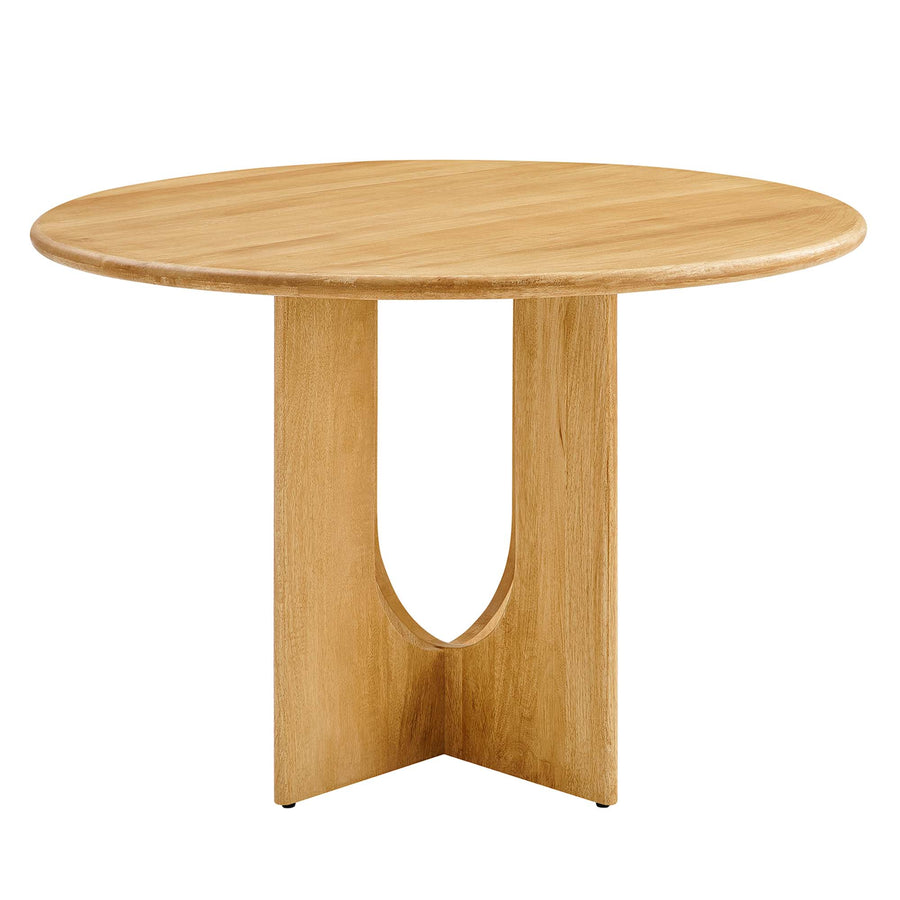 Salon Round 48" Wood Dining Table in Oak