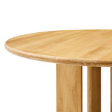 Salon Round 48" Wood Dining Table in Oak