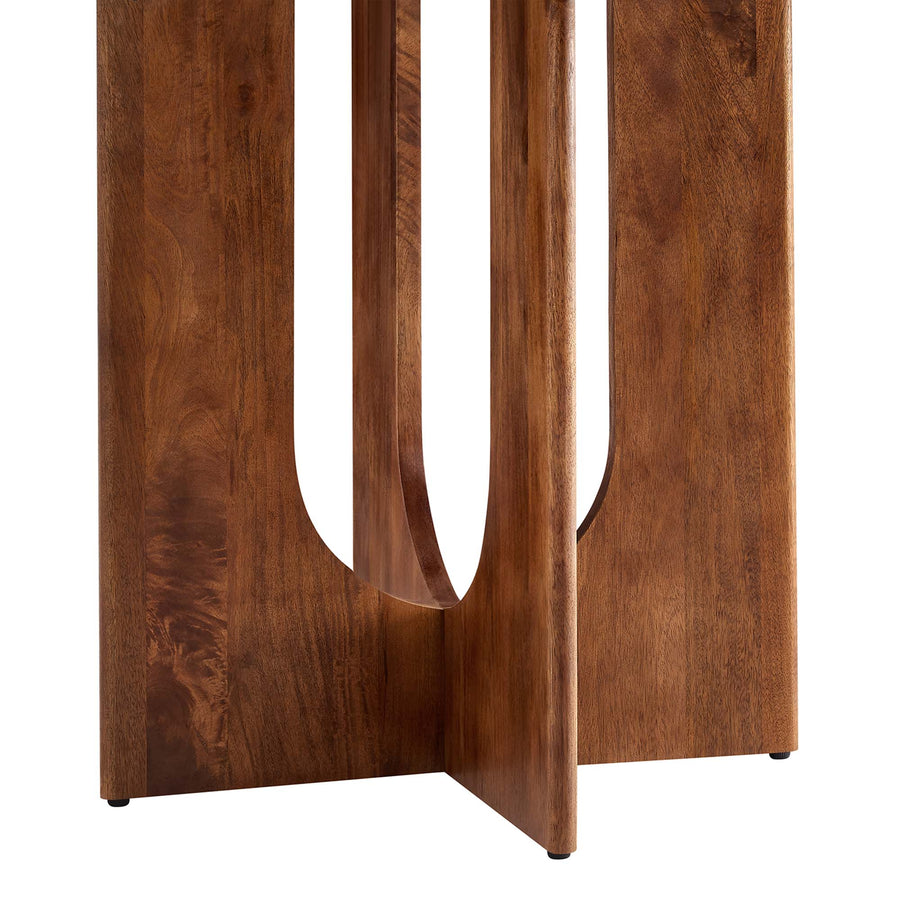 Salon Round 48" Wood Dining Table in Walnut