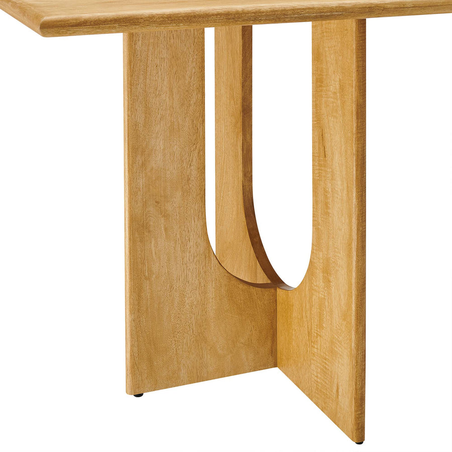 Salon Rectangular 70" Wood Dining Table in Oak