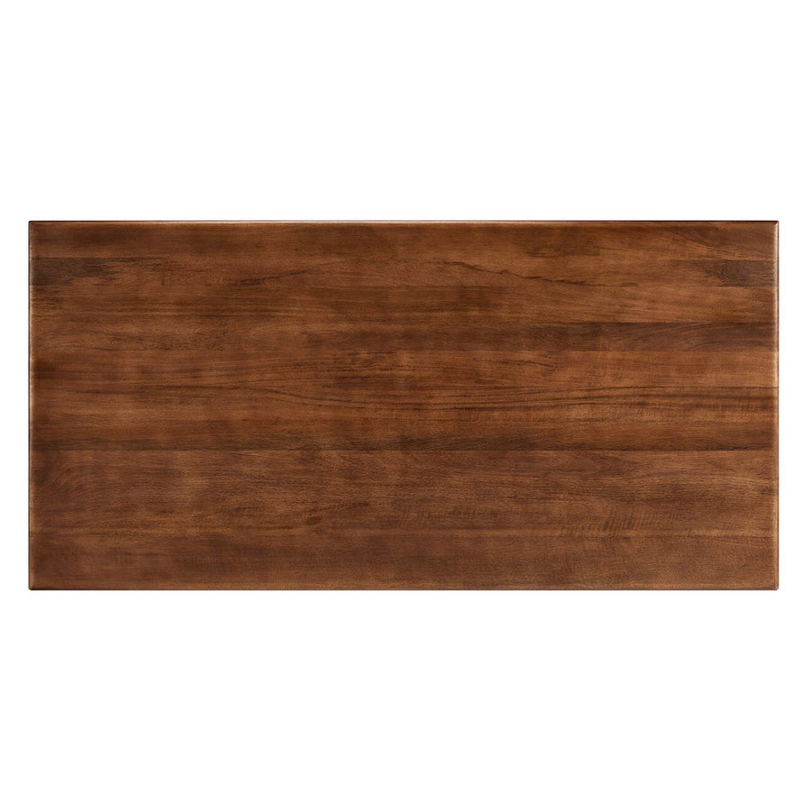 Salon Rectangular 70" Wood Dining Table in Walnut