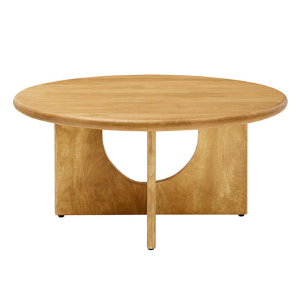 Rivian Round 34" Coffee Table in Oak