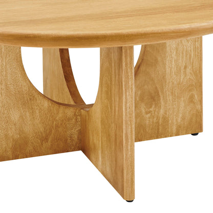 Rivian Round 34" Coffee Table by Furniture For America