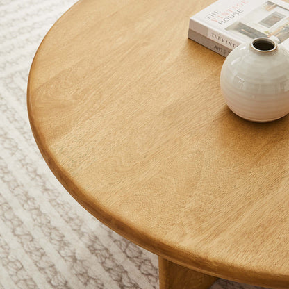 Rivian Round 34" Coffee Table by Furniture For America
