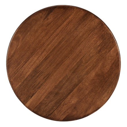 Rivian Round 34" Coffee Table in Walnut