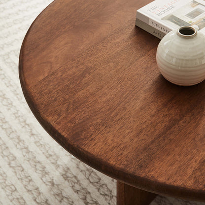 Rivian Round 34" Coffee Table by Furniture For America