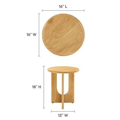 Rivian Round Side Table by Furniture For America