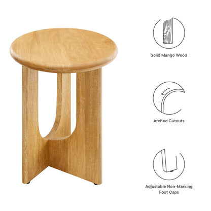 Rivian Round Side Table by Furniture For America