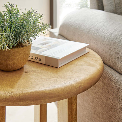 Rivian Round Side Table by Furniture For America