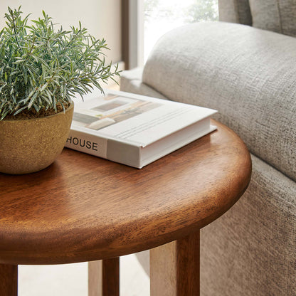 Rivian Round Side Table by Furniture For America