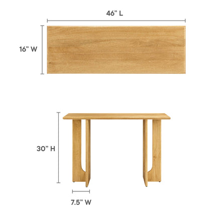 Rivian 46" Console Table in Oak