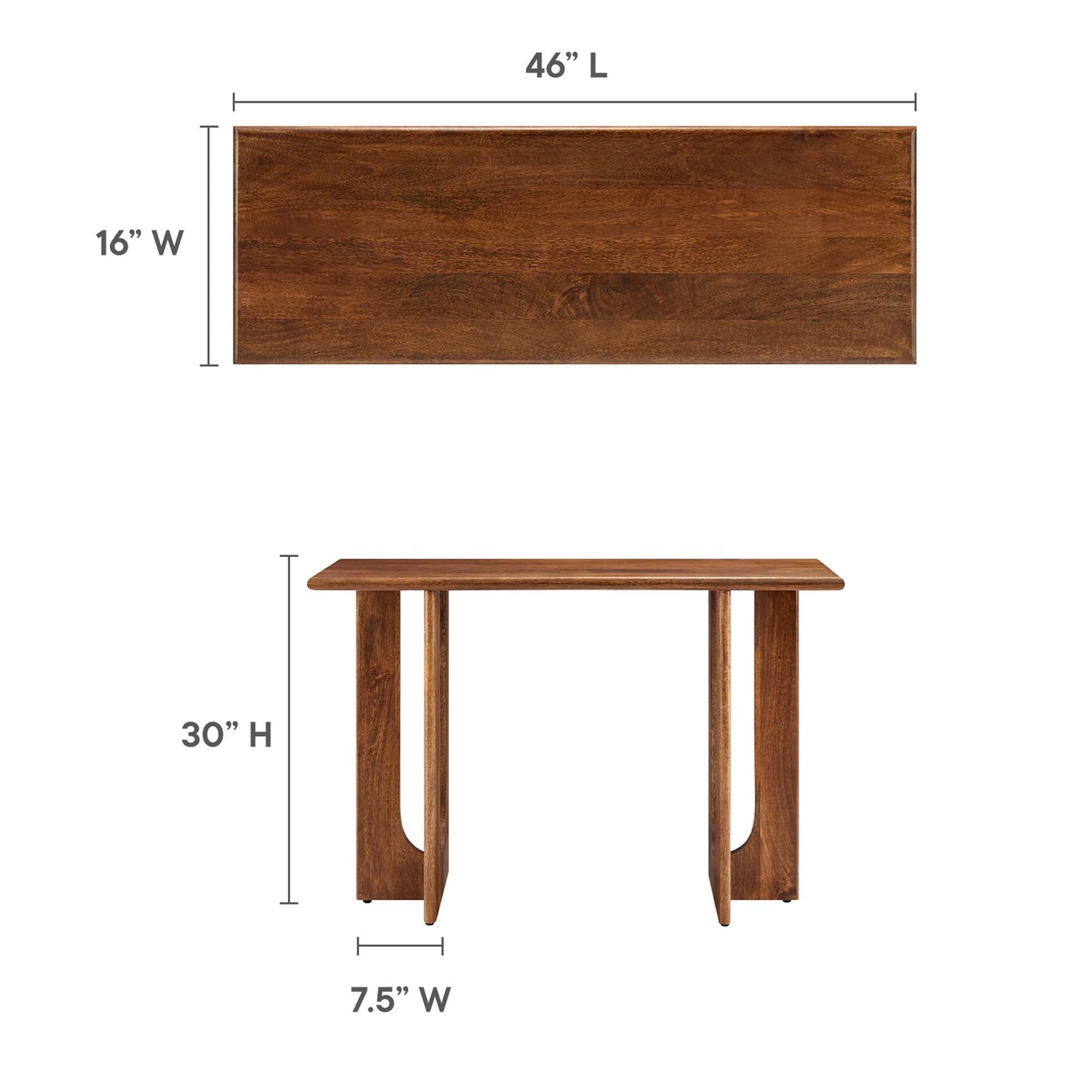 Rivian 46" Console Table by Furniture For America
