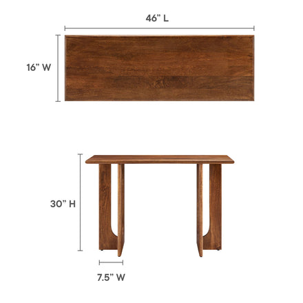 Rivian 46" Console Table in Walnut