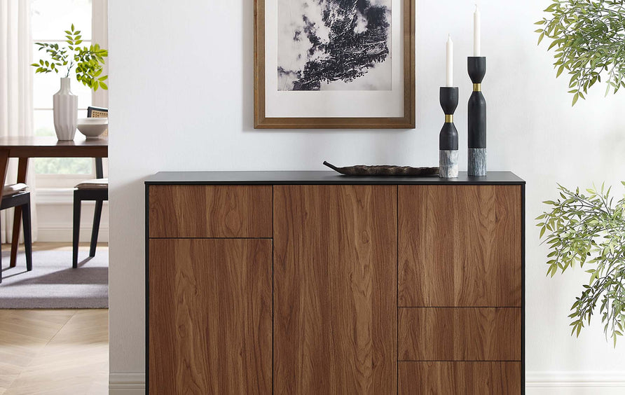 Sandalwood 47" Sideboard in Black Walnut