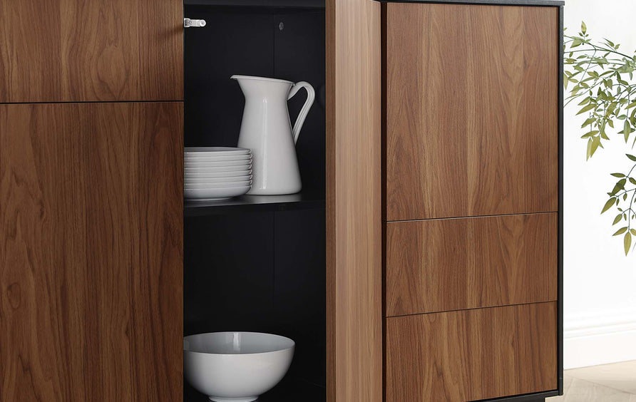 Sandalwood 47" Sideboard in Black Walnut
