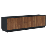Sandalwood 63" TV Stand in Black Walnut