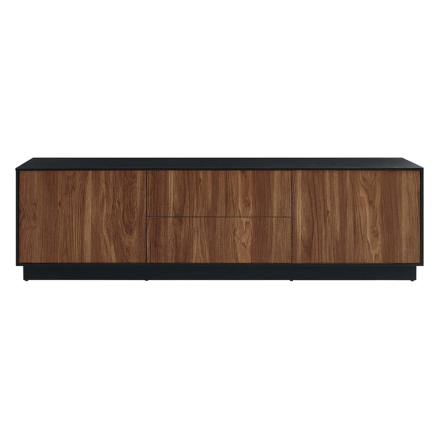 Sandalwood 63" TV Stand in Black Walnut