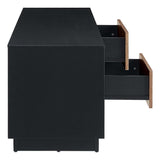 Sandalwood 63" TV Stand in Black Walnut