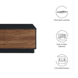 Sandalwood 36" Coffee Table in Black Walnut
