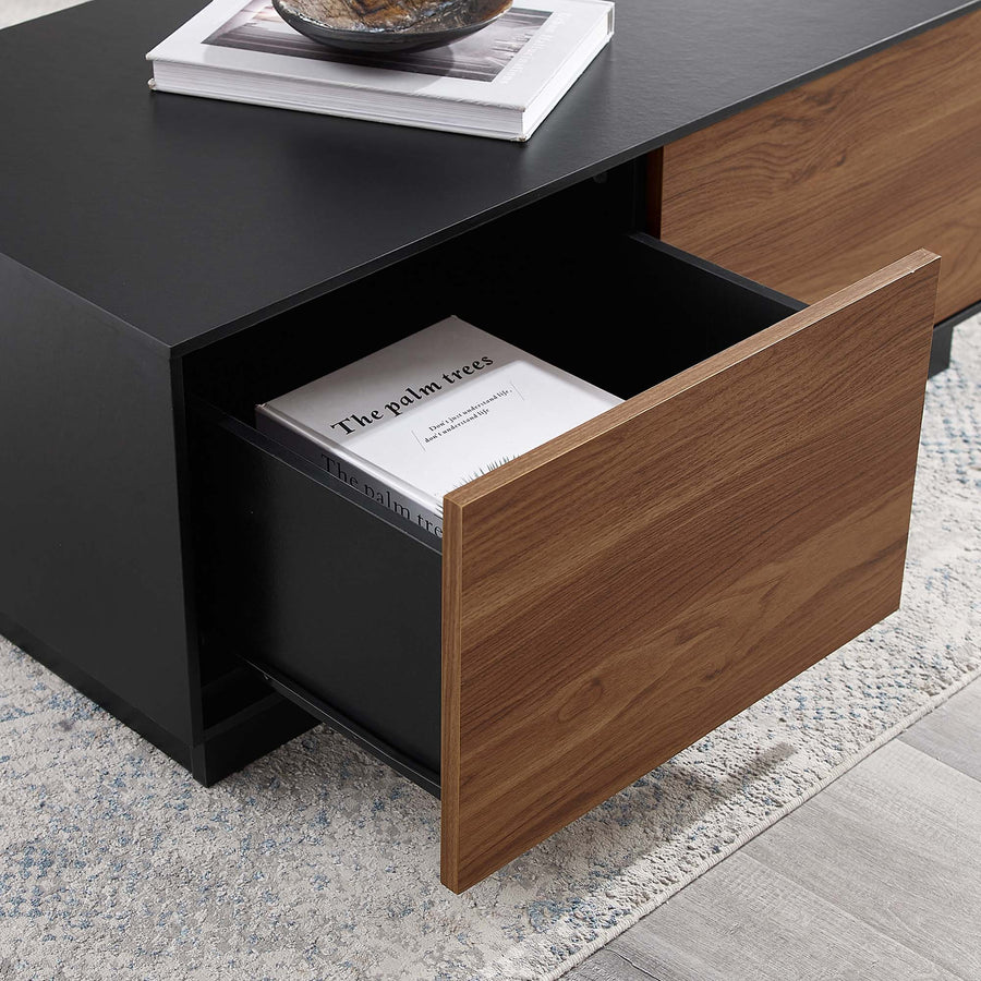 Sandalwood 36" Coffee Table in Black Walnut