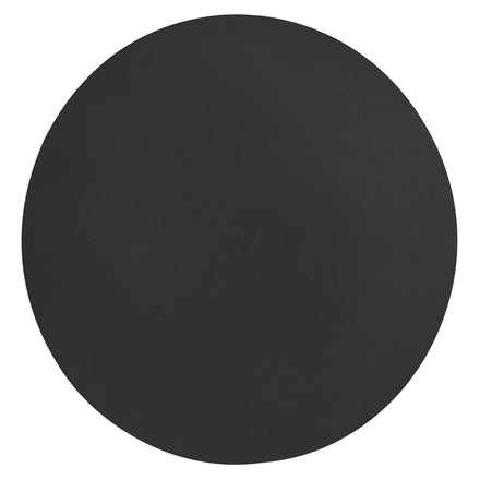 Lyric Round Side Table in White Black