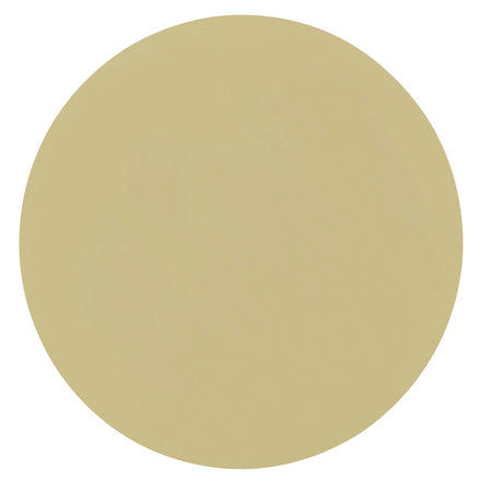 Lyric Round Side Table in White Brass