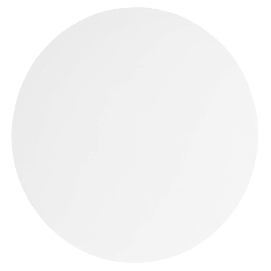 Albarracin Round Side Table in White White