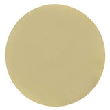 Tindra Round White Marble Side Table in White Brass