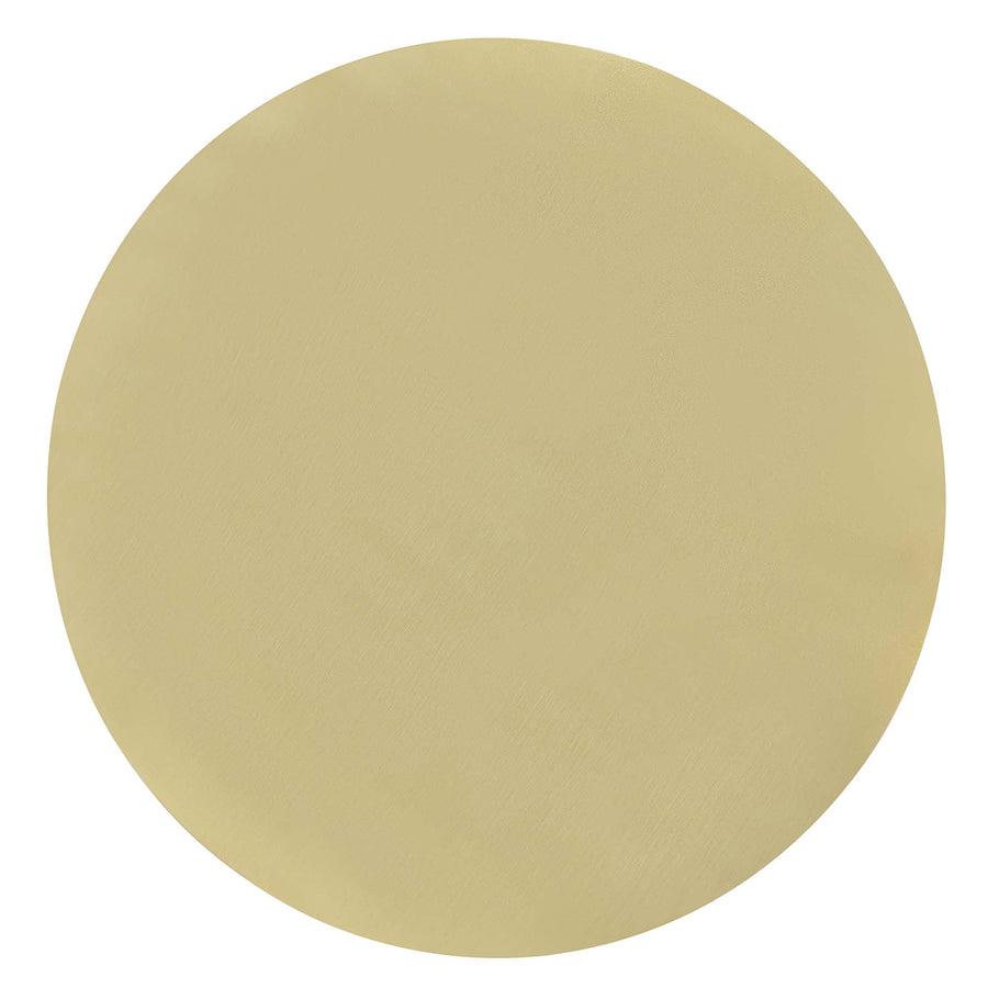 Tindra Round White Marble Side Table in White Brass