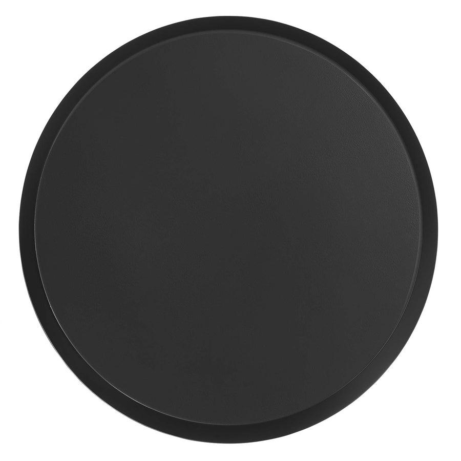 Morella Round Side Table in Black