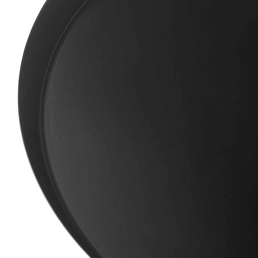 Morella Round Side Table in Black