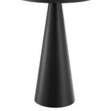 Morella Round Side Table in Black