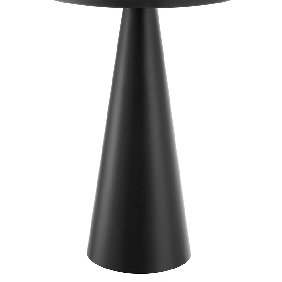 Morella Round Side Table in Black