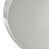 Morella Round Side Table in Nickel