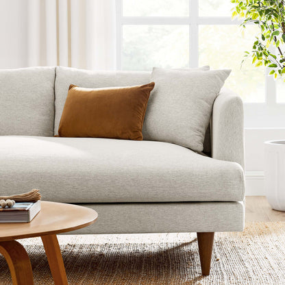Zoya Left-Facing Down Filled Overstuffed Sectional Sofa by Furniture for America