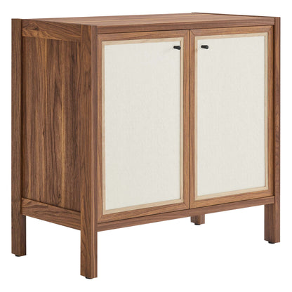 Capri 33" Wood Grain Storage Cabinet by Furniture For America